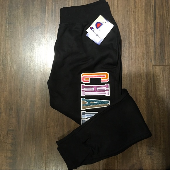 (M) NEW Men's Champion Reserve Weave Black Jogger - Picture 4 of 5